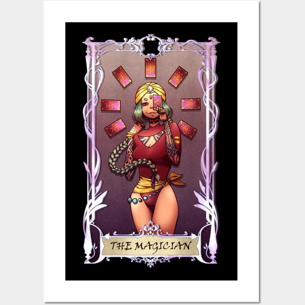 The Magician Tarot Wall Art by Fazara